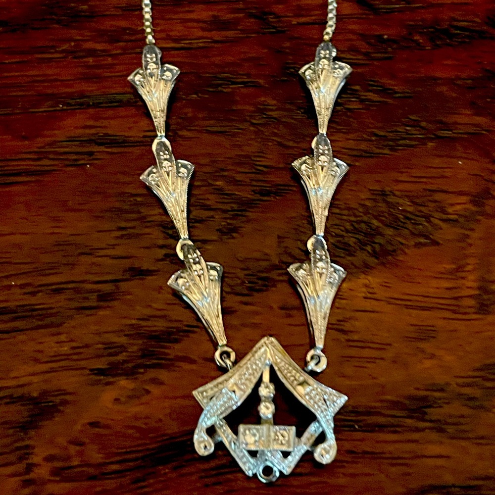 Antique Platinum Necklace